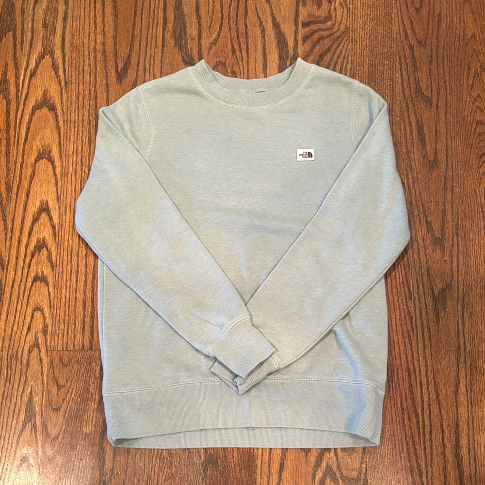 North face women’s crewneck sweatshirt. Size small. Moss green color.